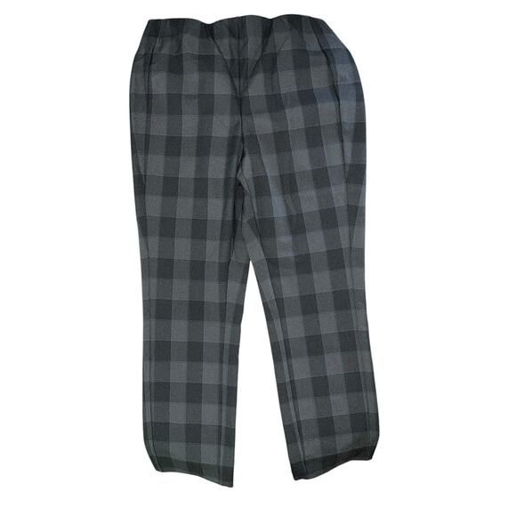 Rag & Bone Simone Plaid Crop NO Crease Pant size 8 - Picture 4 of 10